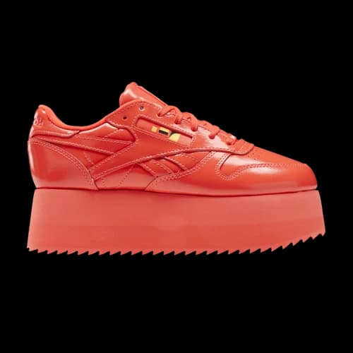 Reebok Gigi Hadid x Classic Leather Triple Platform 'Neon Red' (Women's)