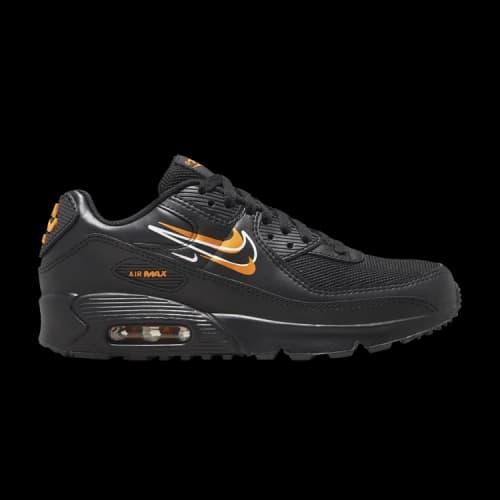 Nike Air Max 90 GS 'Multi-Swoosh - Black Orange'
