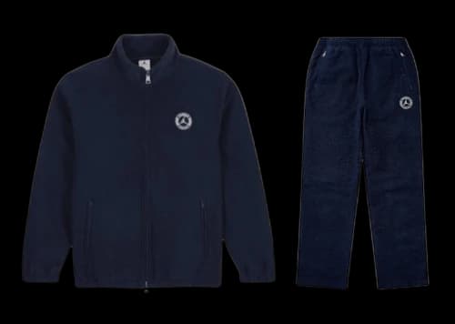 Nike Jordan x Union LA Logo Track Jacket & Pants Set Navy Blue/White