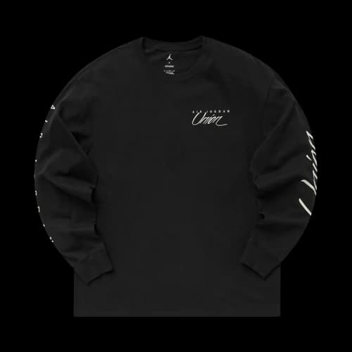Air Jordan x Union Long-Sleeve T-shirt 'Black'