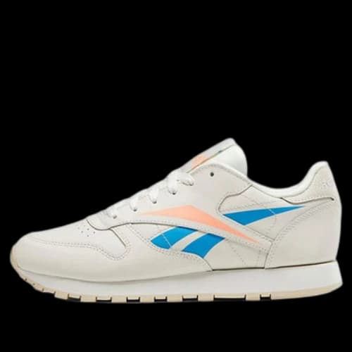 Reebok Classic Leather Sports Casual Shoes 'White Blue' (Women's)