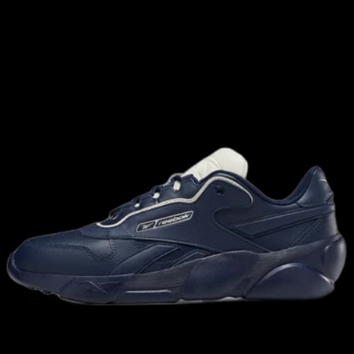 Reebok Premier Classic Leather Stylish Wear-Resistant Sports Navy Blue