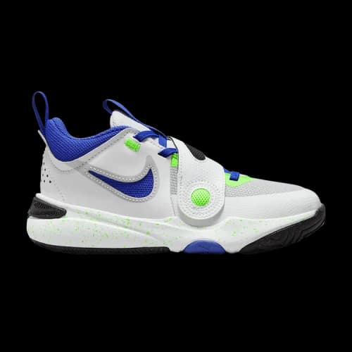(PS) Nike Team Hustle D 11 Shoes 'Green Strike Racer Blue'
