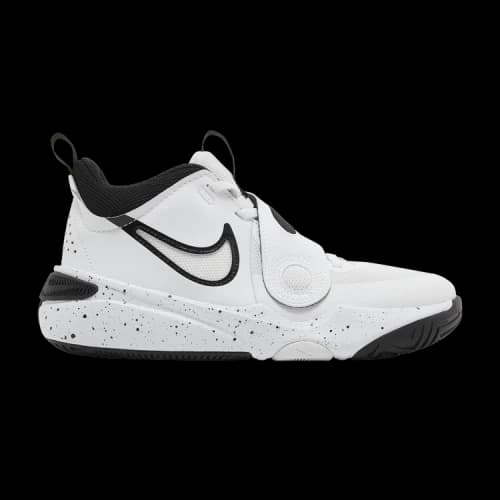 (GS) Nike Team Hustle D 11 Basketball Shoes 'White Black'