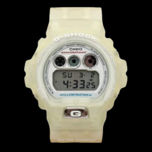 CASIO G-Shock Digital 'Yellow White'
