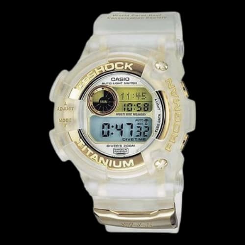 CASIO G-Shock Digital 'White Yellow'