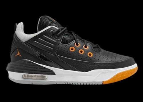 Jordan Max Aura 5 Black Wolf Grey White Magma Orange (GS)