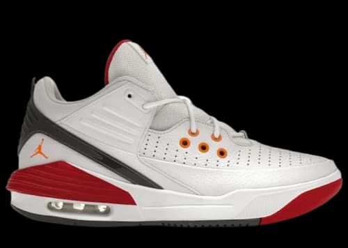 Jordan Max Aura 5 White Cardinal Red