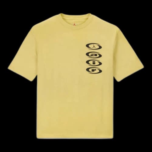 Air Jordan x Travis Scott AIR T-Shirt Asia Sizing 'Celery'
