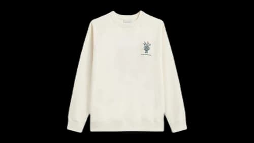 Drole de Monsieur Le Sweatshirt Crewneck Cream