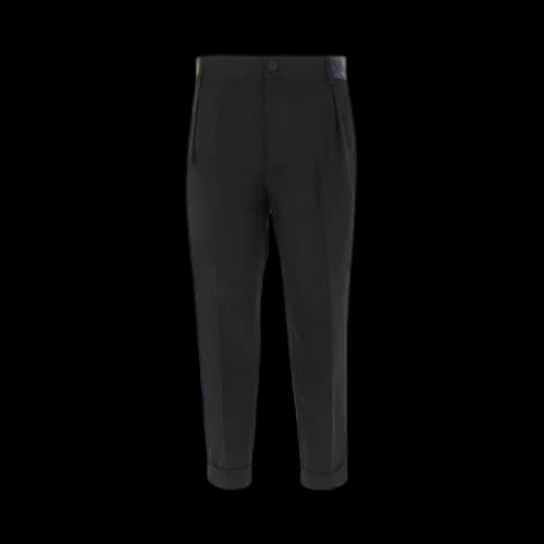 Versace Jeans Couture Pleated Carrot Fit Trouser 'Black'
