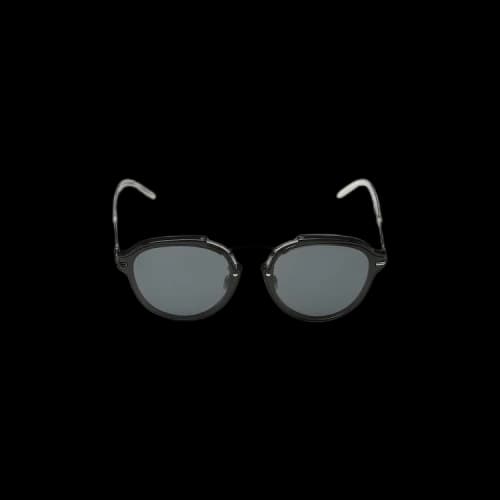 Dior Round Frame Metal Sunglasses 'Silver'