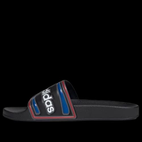 adidas originals Adilette Slides 'Black Red Blue' (Women's)
