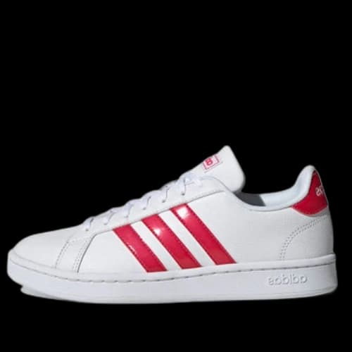 adidas neo Grand Court 'White Red' (Women's)