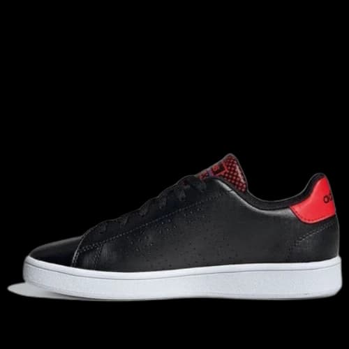 (GS) adidas Advantage J 'Black Red'