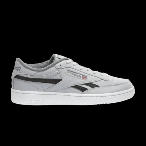 Reebok Club C Revenge Low Tops Casual Skateboarding Shoes Unisex Gray Black