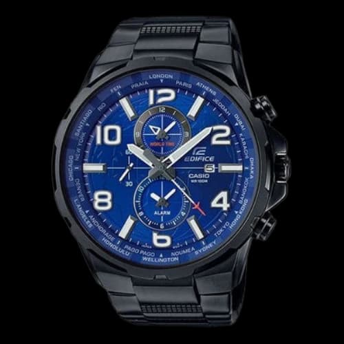 CASIO EFDIFICE Men ses Blue/Black Blue Watch Dial Mens Blue Analog