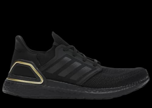 adidas Ultra Boost 20 Core Black Gold Metallic