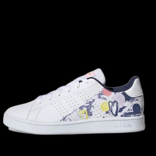 (GS) adidas Advantage K 'White Blue'