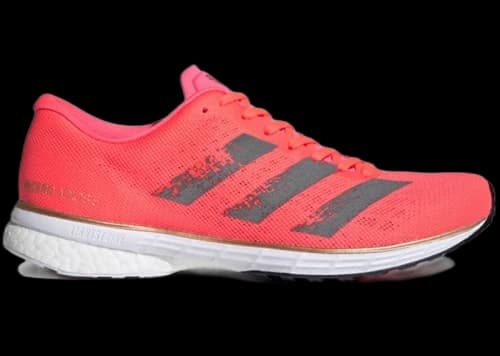 adidas Adizero Adios 5 Signal Pink Black Copper Metallic (Women's)