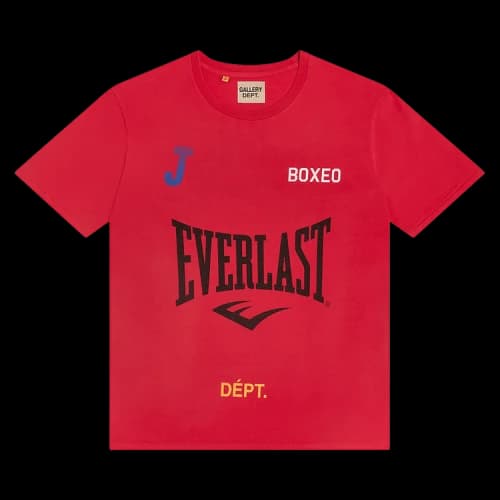 Gallery Dept. x Everlast J T-Shirt 'Red'
