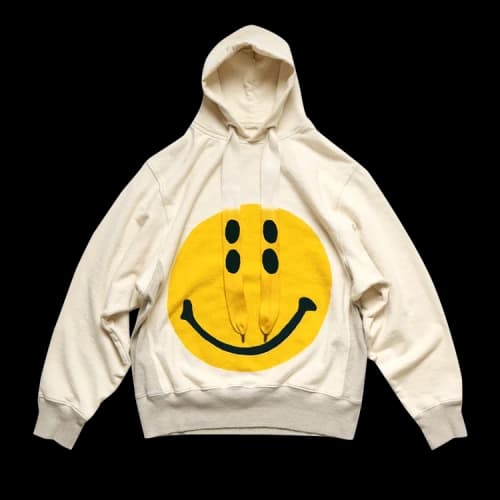 Kapital Rain Smile Hoodie 'Natural'