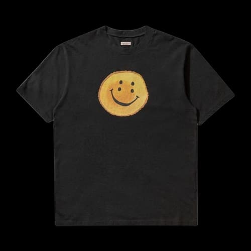 Kapital Jersey Crew T-Shirt (Rainbowy Trunk) 'Black'