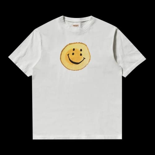 Kapital Jersey Crew T-Shirt (Rainbowy Trunk) 'White'