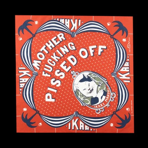 Kapital Ikarimakuri Color Bandana 'Red'