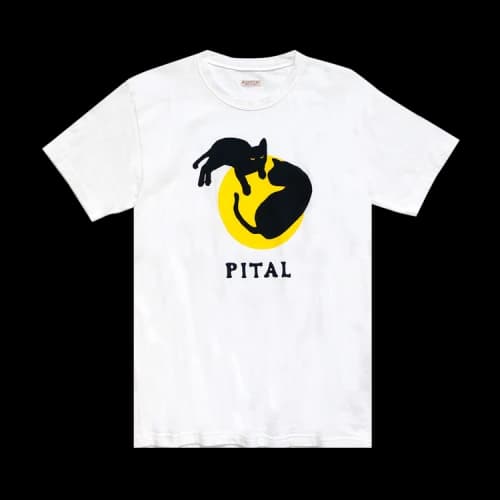 Kapital 20/Jersey Crew T (Catpital) 'White'