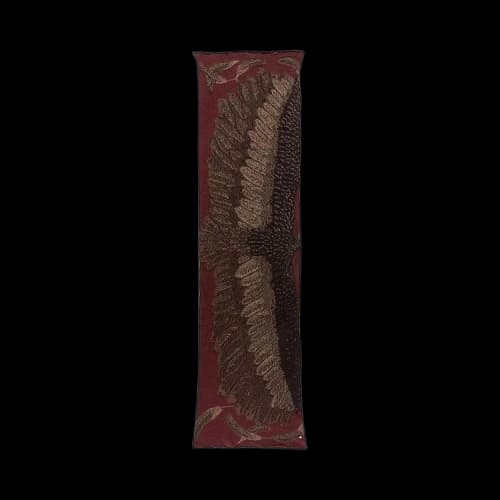 Kapital Fulling Wool Ohwashi Scarf 'Burgundy'