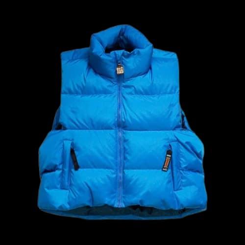 Kapital Ripstop Nylon Down Burger Keel Vest 'Blue'