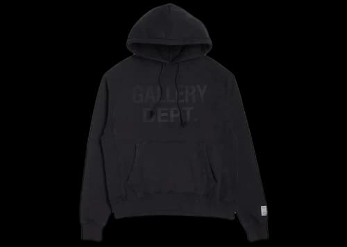 Gallery Dept. Center Logo Hoodie Black