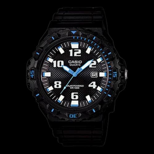 Casio Simulate Analog Watch 'Black Blue'