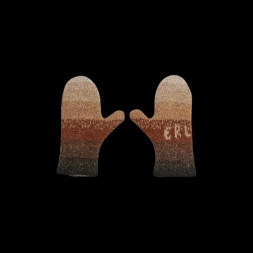 ERL Knit Gloves 'Brown'