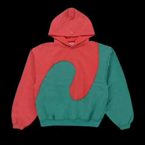 ERL Swirl Hoodie 'Red/Green'