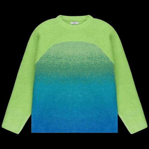 ERL Gradient Sweater 'Blue/Green'