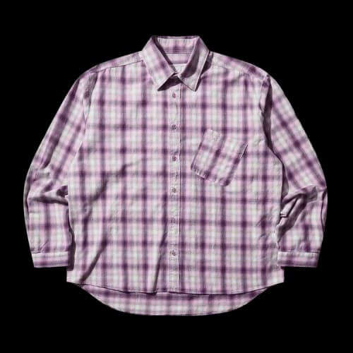 ERL Plaid Overshirt 'Purple'