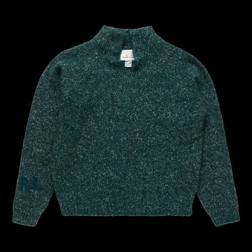 ERL Slit Neck Alpaca Sweater 'Dark Green'