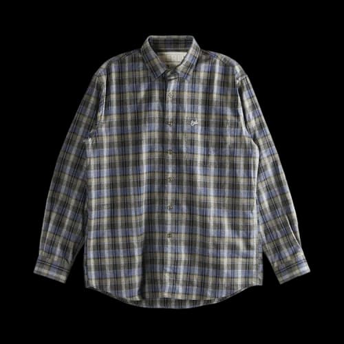 ERL Grey Check Shirt Woven 'Grey Check'