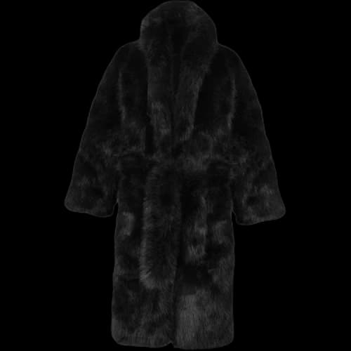 Entire Studios Vast Fur Coat 'Black'