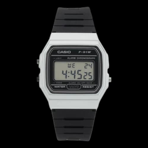 CASIO F Series Student Sports Minimalistic Retro Small Watch Mens Black Digital