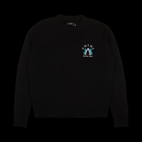 Amiri Knit Beverly Hills Sweater 'Black'