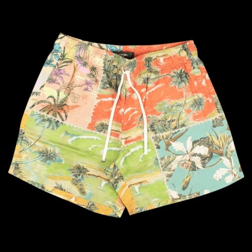 Amiri Hawaiian Patchwork Shorts 'Multicolor'
