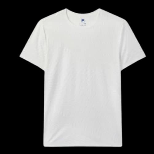 FILA Minimalistic Cozy Breathable Short Sleeve White