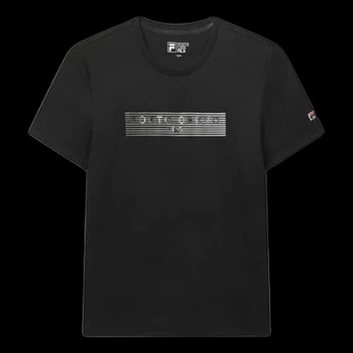 FILA Minimalistic Casual Short Sleeve Black