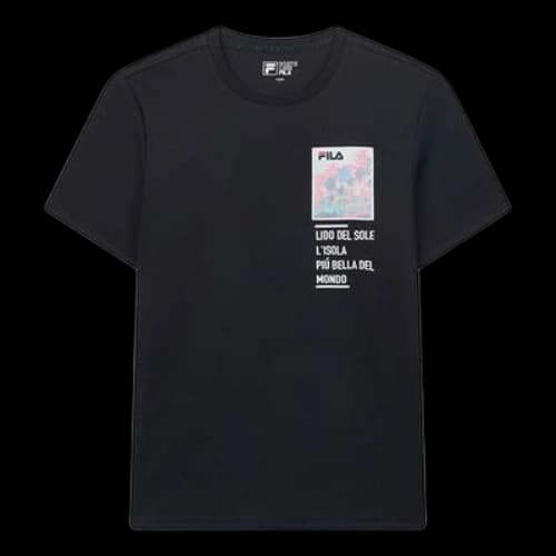 FILA Cotton Short Sleeve Blue