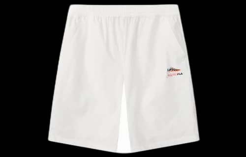 FILA Jagger Shoe Logo Printing Shorts White