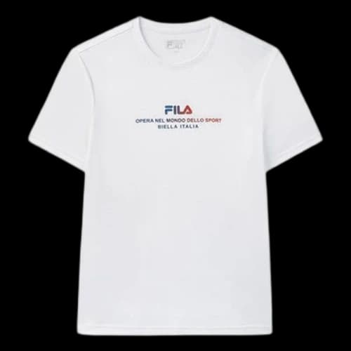FILA Street Retro Casual Short Sleeve White T-Shirt