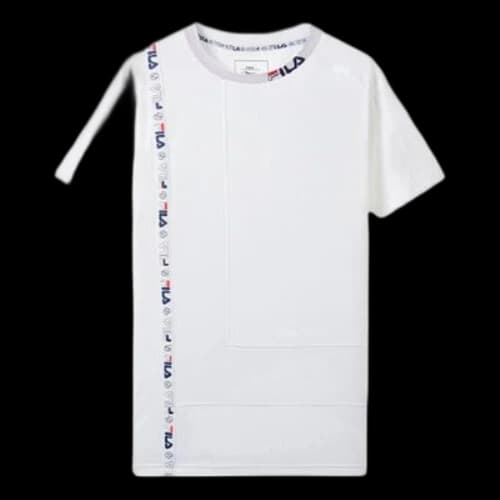 FILA x 3.1 Phillip Lim MENS Logo Cotton Knit Shirt White